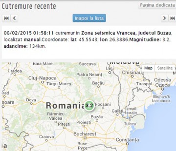 Patru cutremure într-o singură zi